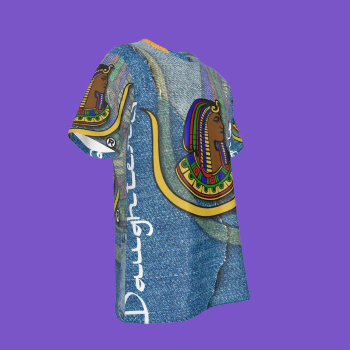 DOI T-shirt | Denim | All-Over Print