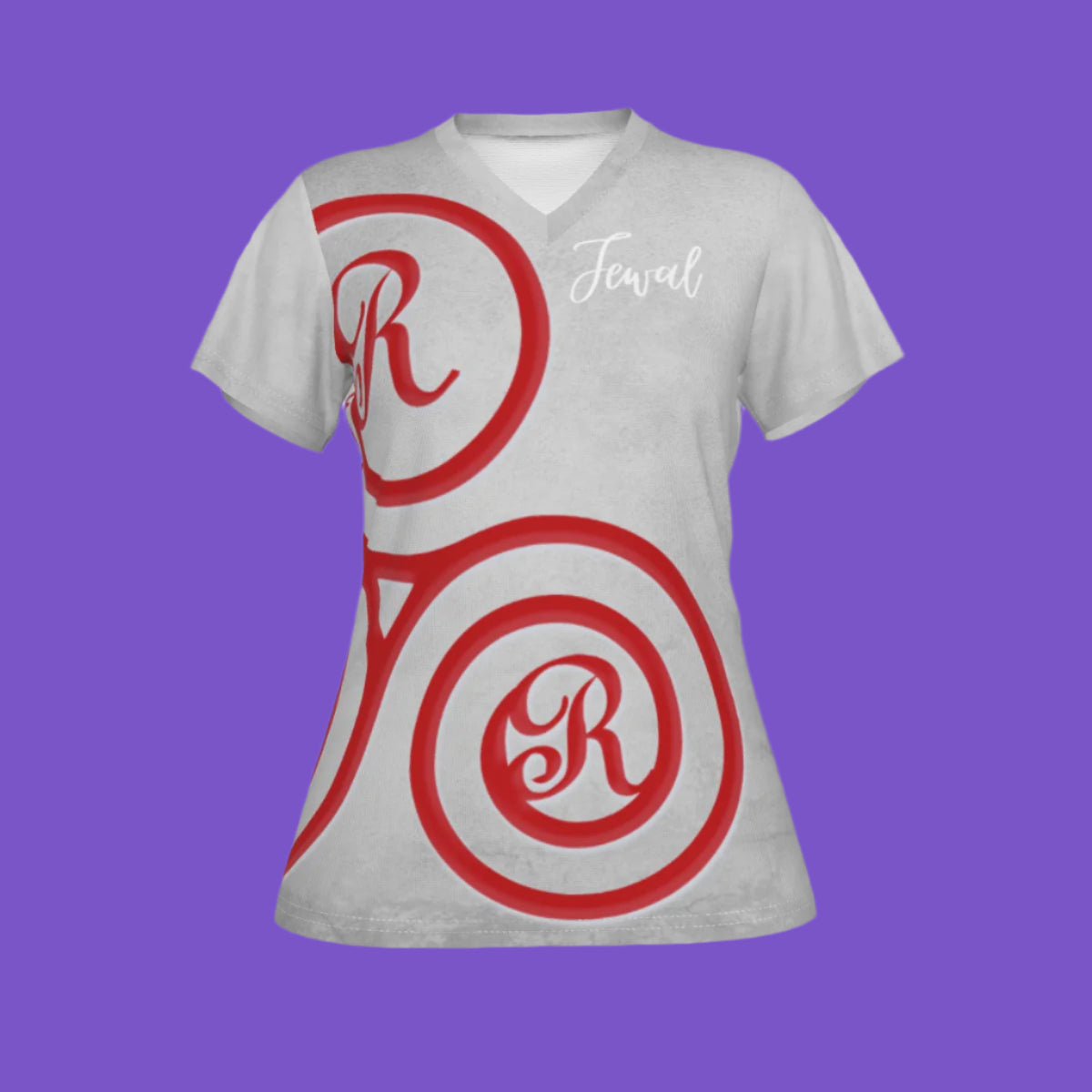 Jewal’s Vneck Massage Therapist T-shirt