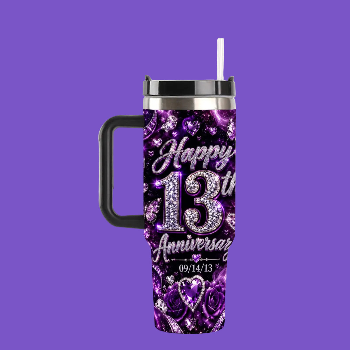 40 oz Tumbler With Handle For Drew R