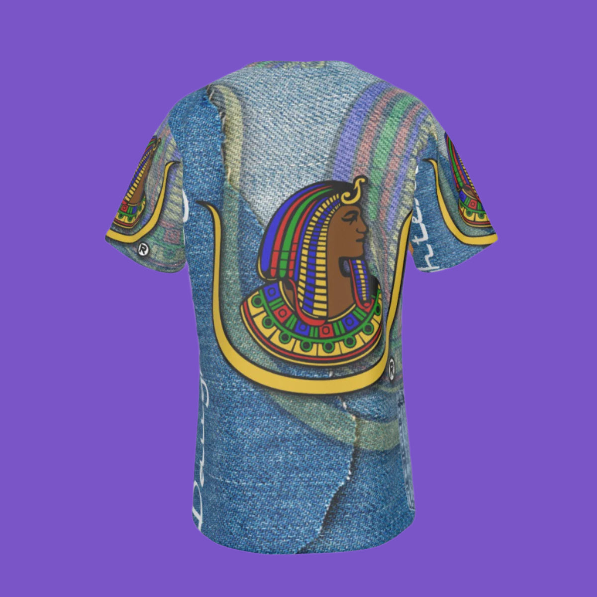 DOI T-shirt | Denim | All-Over Print