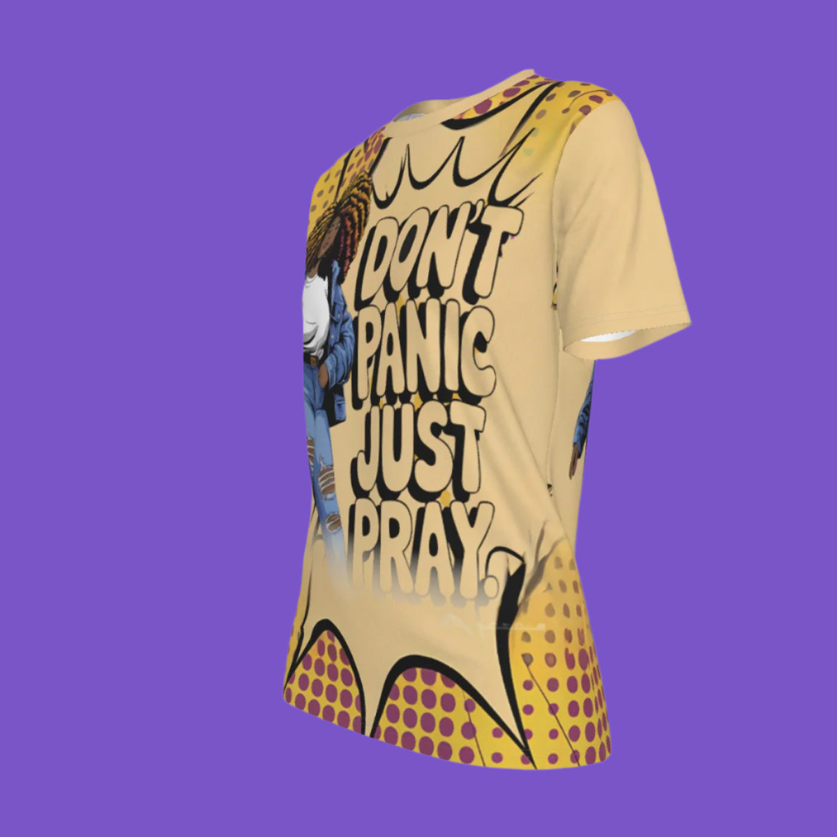 Don't Panic Just Pray Women's T-Shirt