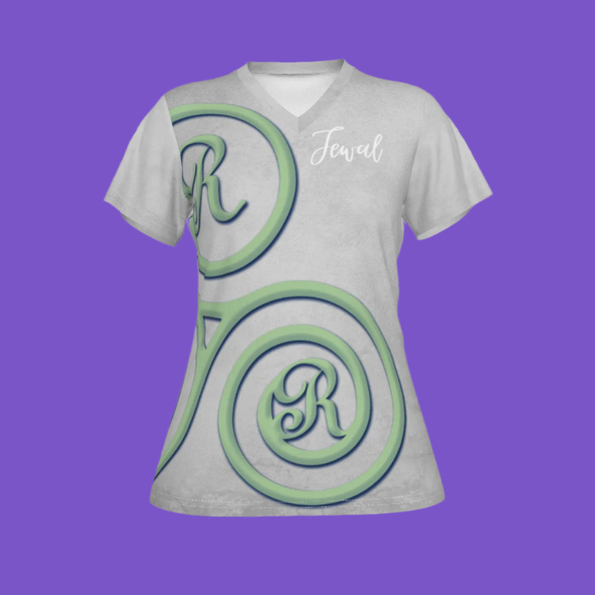 Jewal’s Vneck Massage Therapist T-shirt