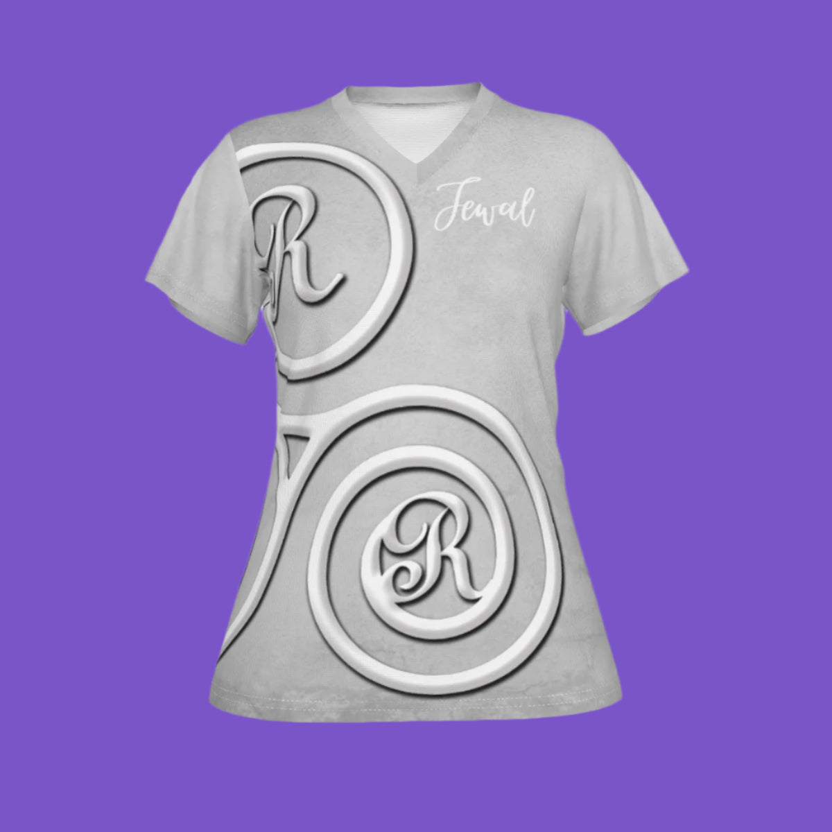 Jewal’s Vneck Massage Therapist T-shirt