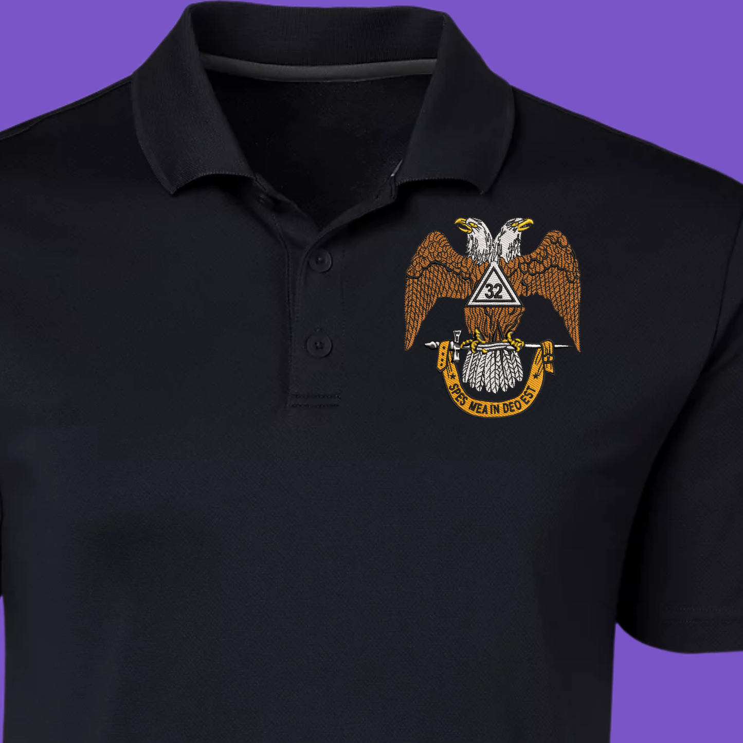 32° & 33° Scottish Rite Dri-FIT Embroidered Polos