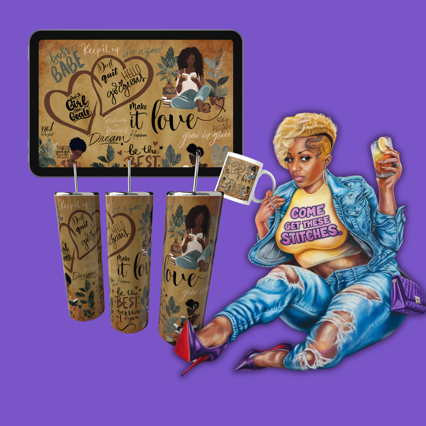 Boho Affirmation PNG