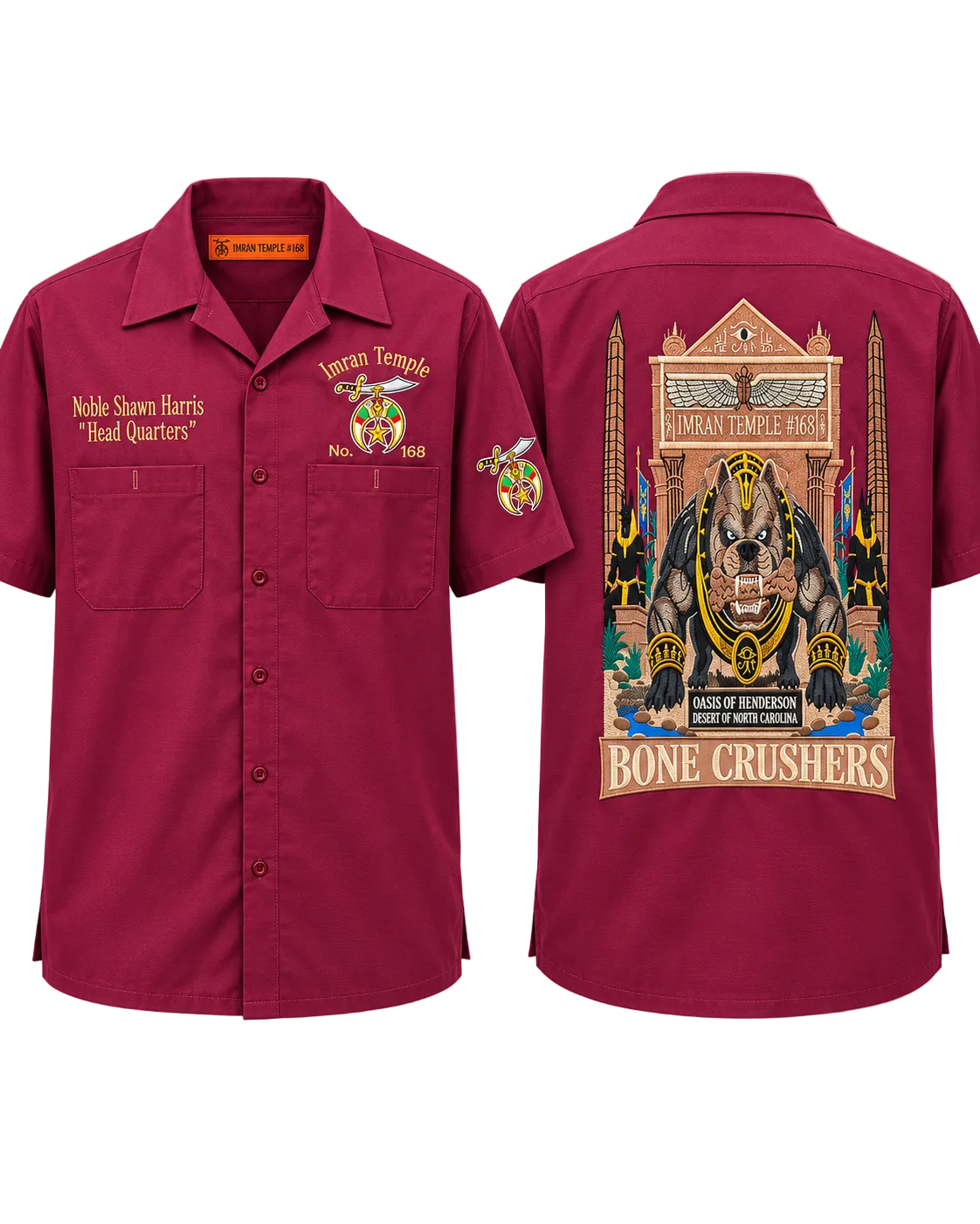 IMRAN Temple No.168 Walking Shirt (REDKNAPP)