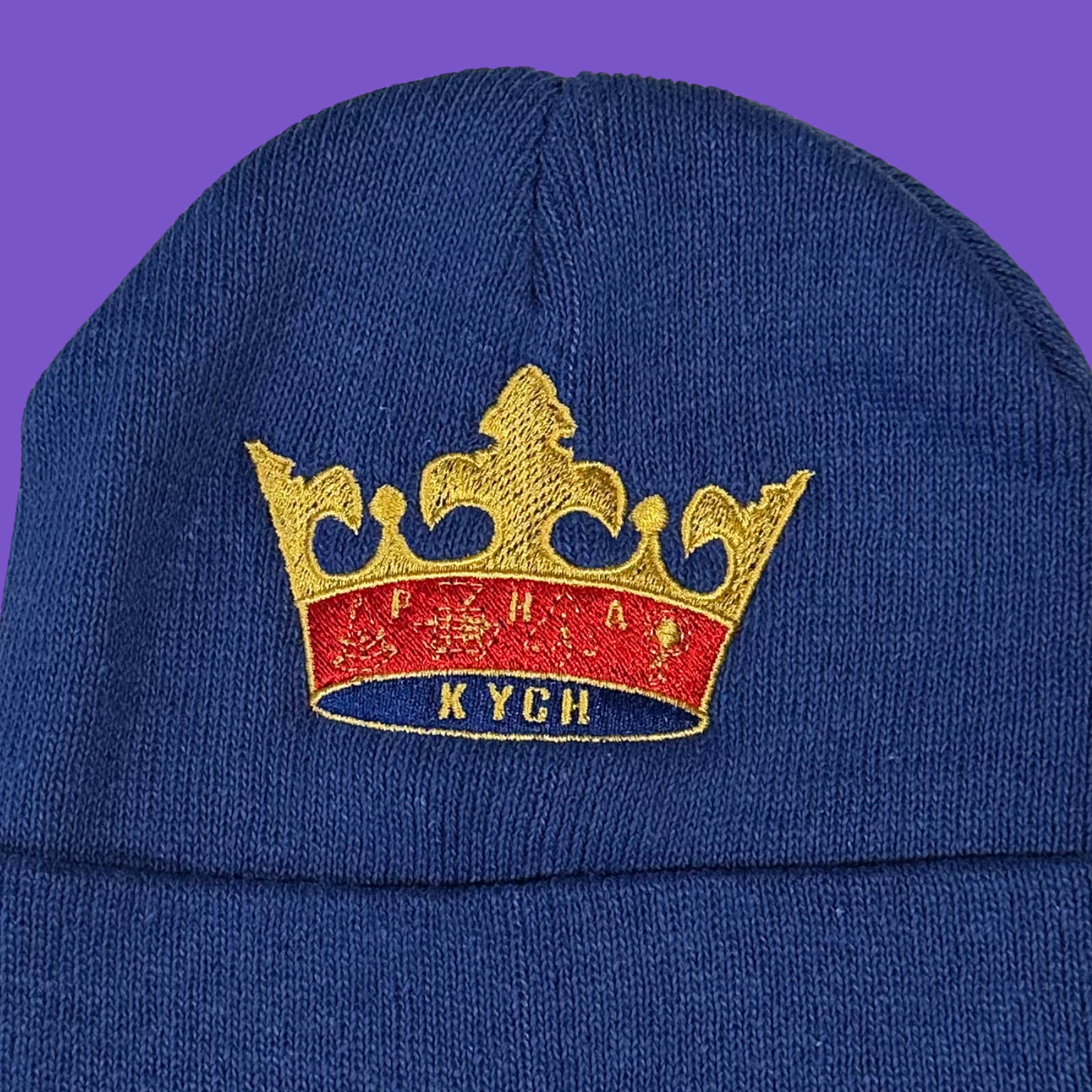 KYCH Embroidered Beanie – Royal Blue