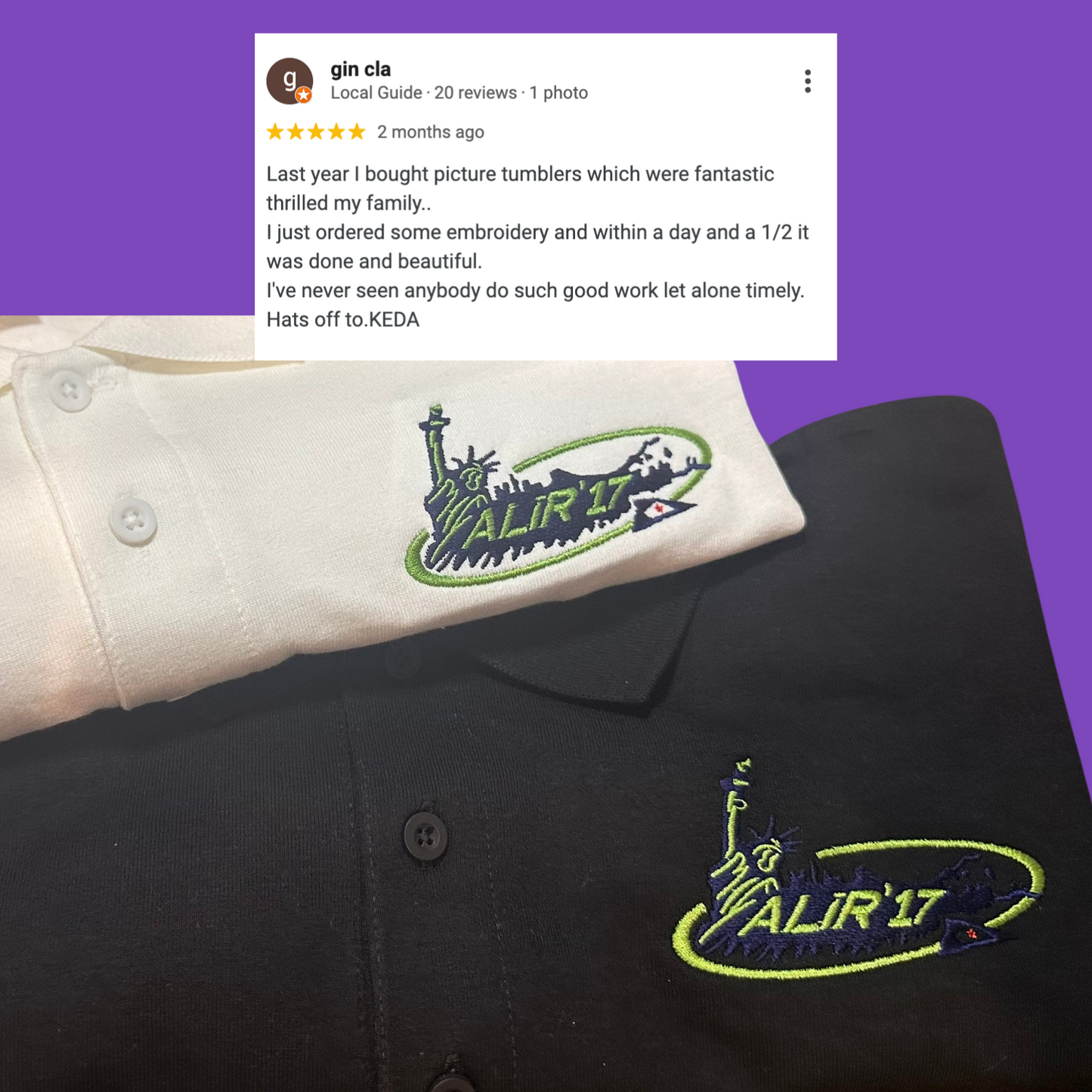 Classic Embroidered Polo Shirt