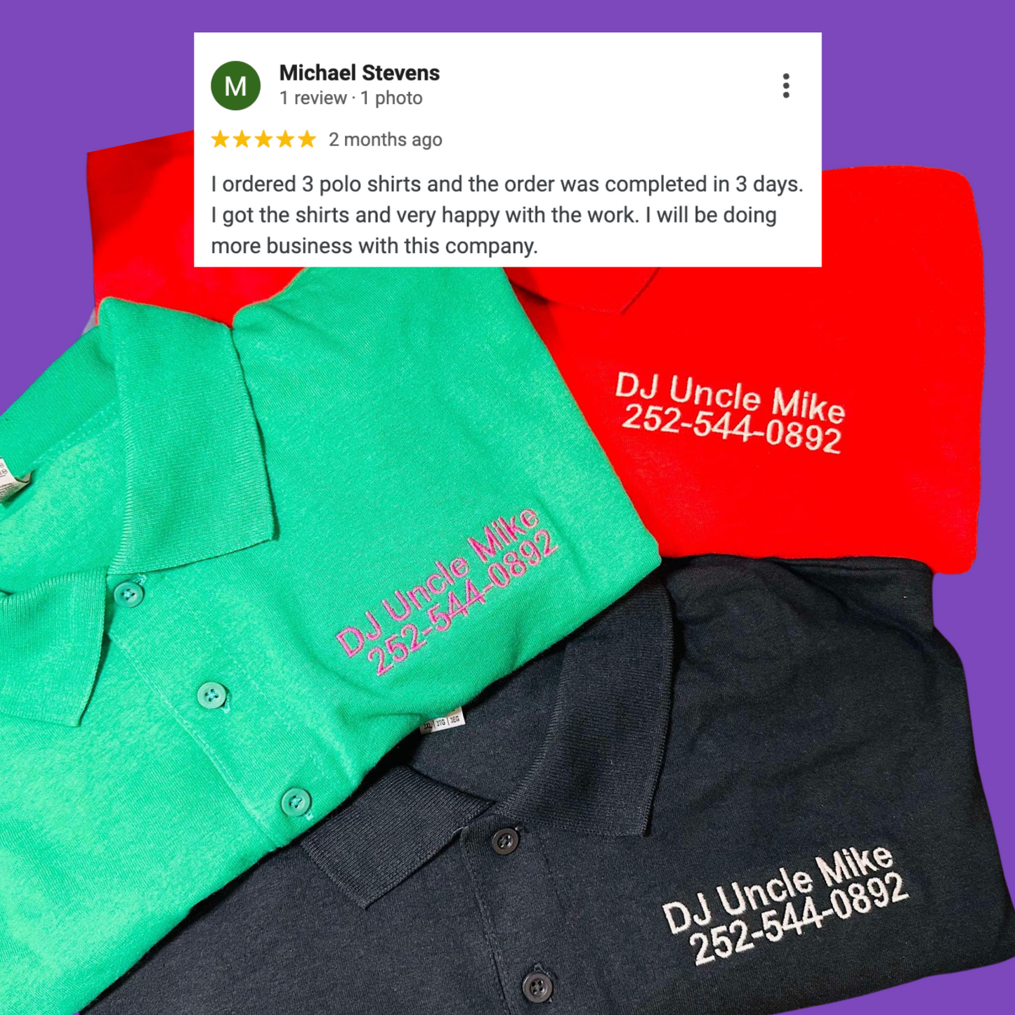 Classic Embroidered Polo Shirt