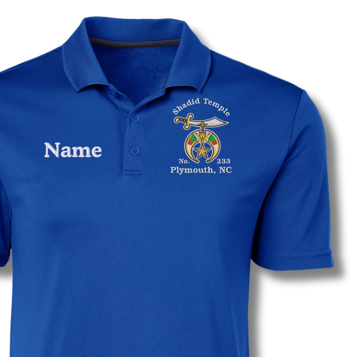 Shadid Custom Embroidered Polos
