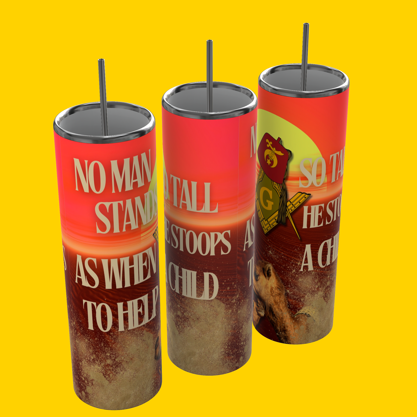 Mason/Shriners Custom 20oz Tumbler