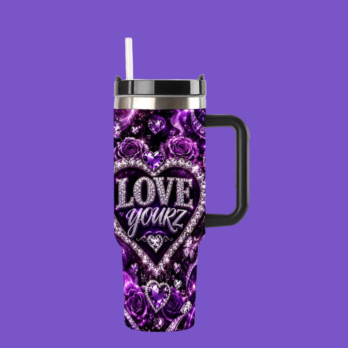 40 oz Tumbler With Handle For Drew R