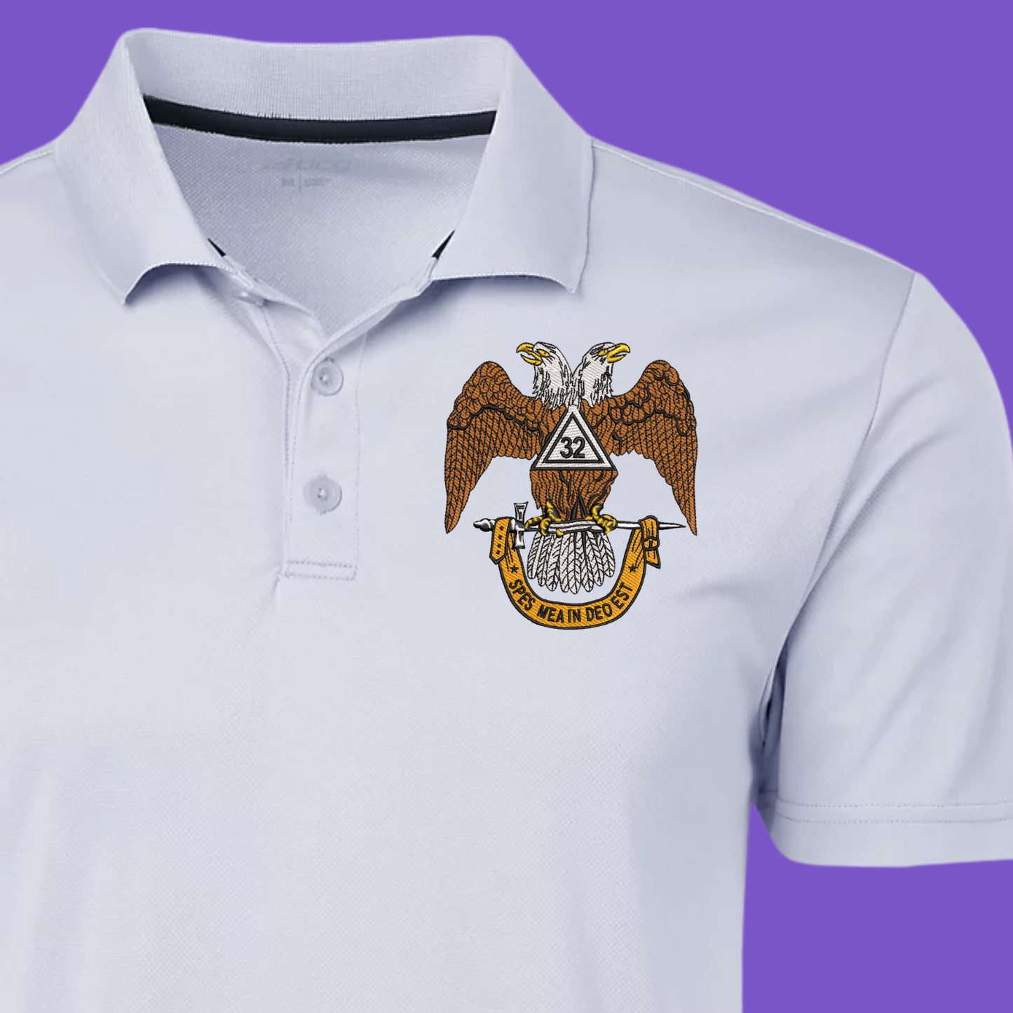 32° & 33°  Scottish Rite Dri-FIT Embroidered Polos