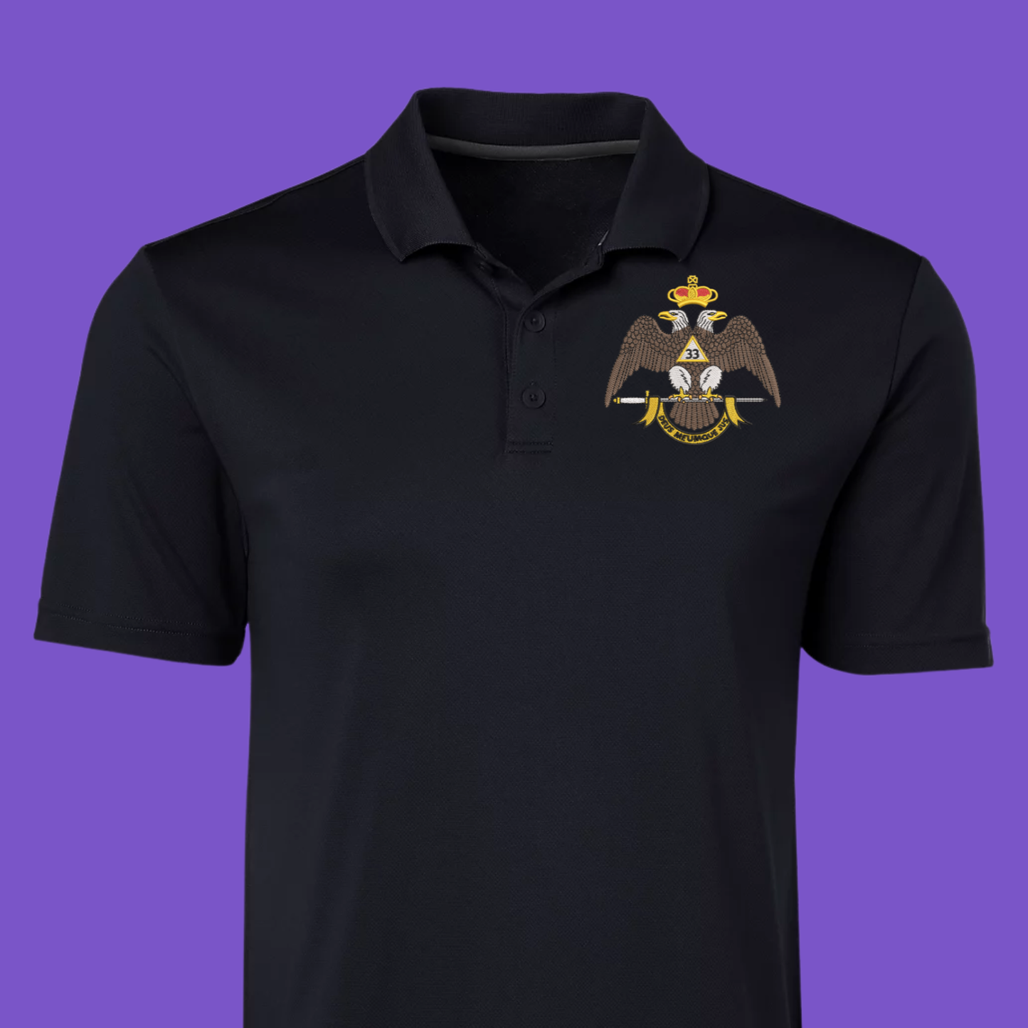 32° & 33°  Scottish Rite Dri-FIT Embroidered Polos