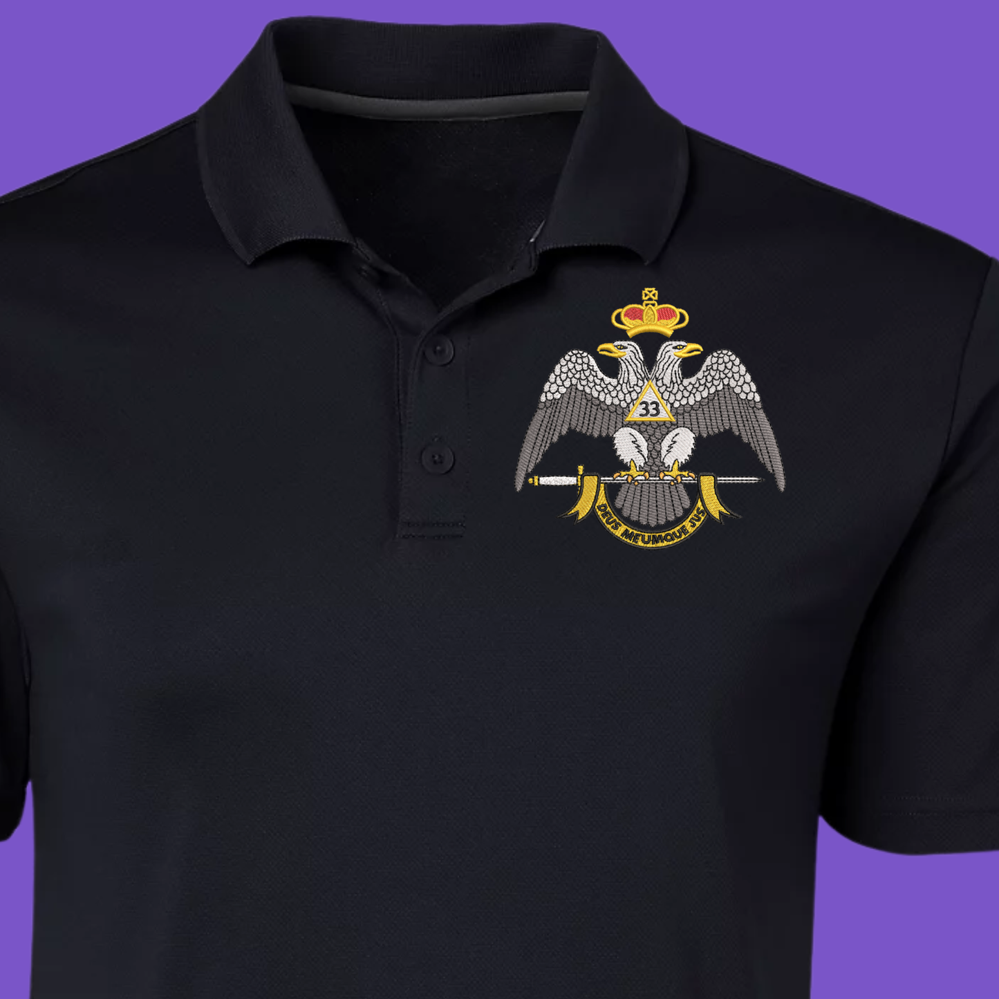 32° & 33°  Scottish Rite Dri-FIT Embroidered Polos