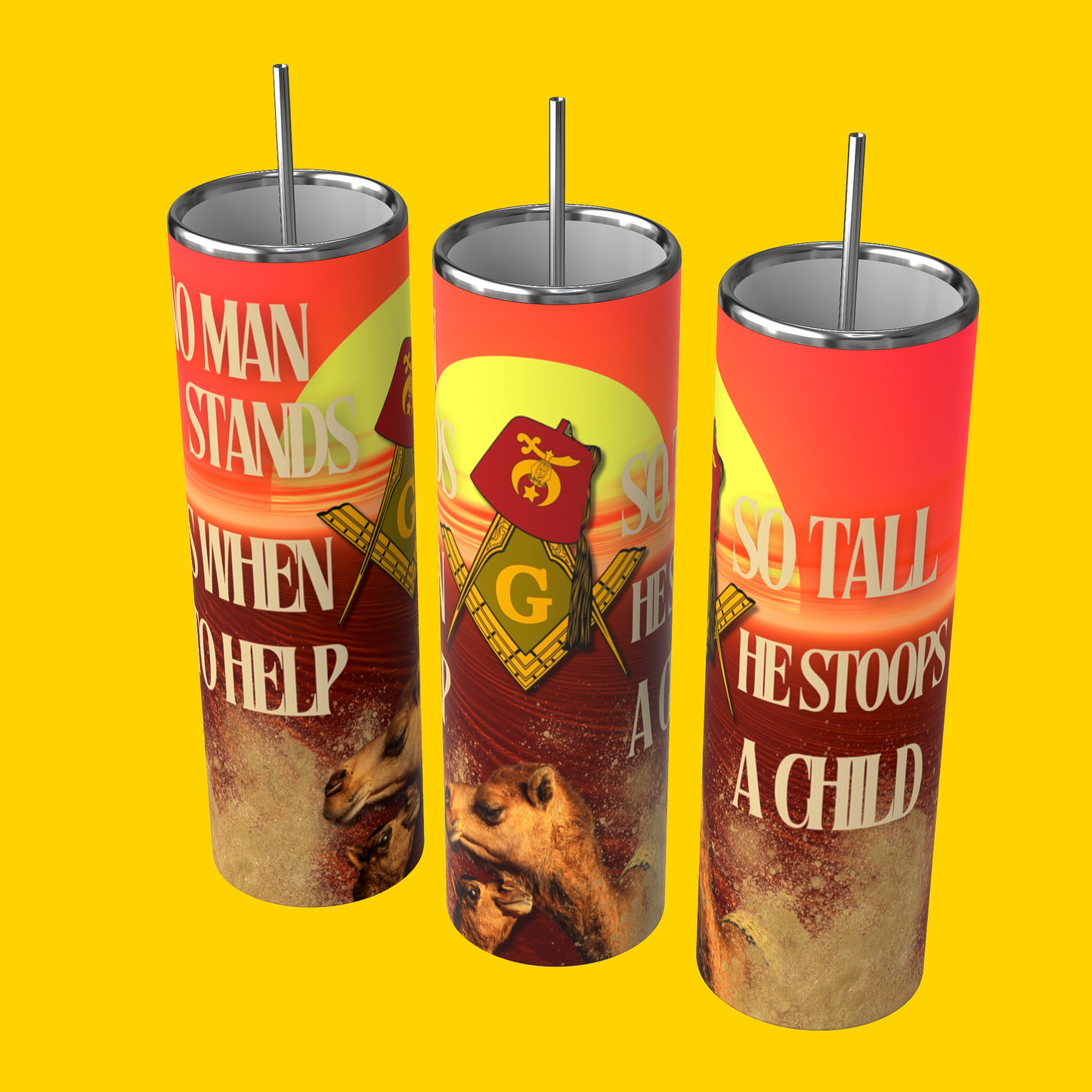 Mason/Shriners Custom 20oz Tumbler