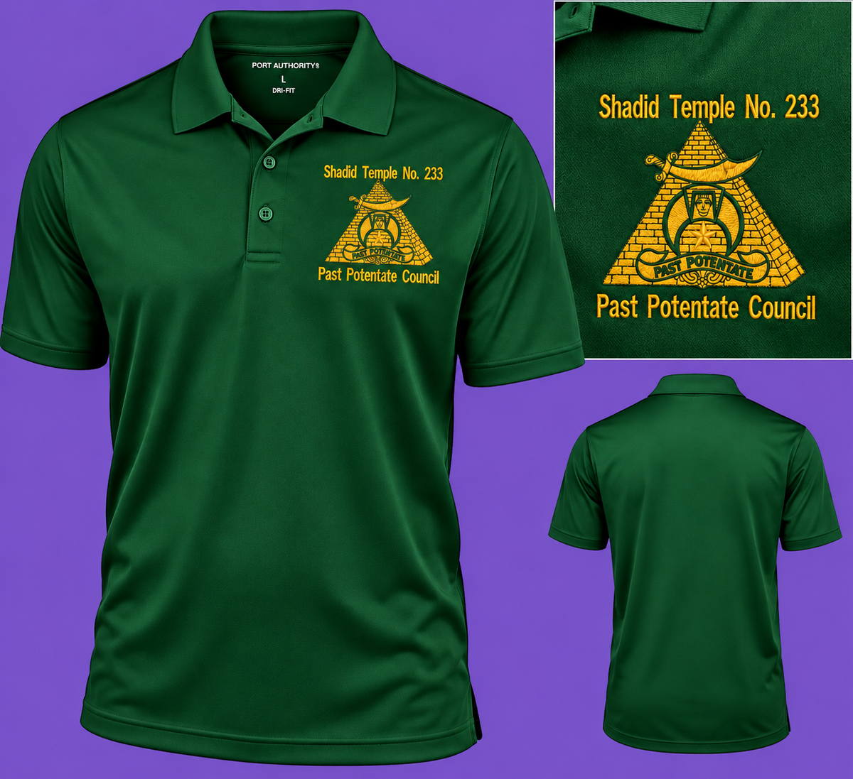 Shadid Temple No. 233 – Past Potentate Council Dri-Fit Polo