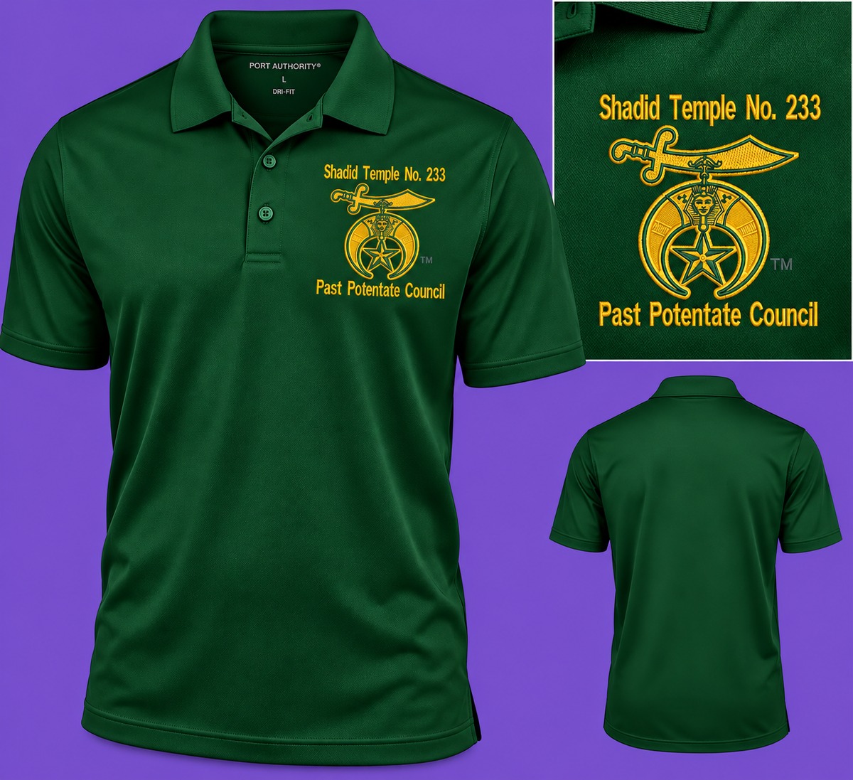 Shadid Temple No. 233 – Past Potentate Council Dri-Fit Polo