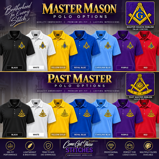 Master Mason Polos