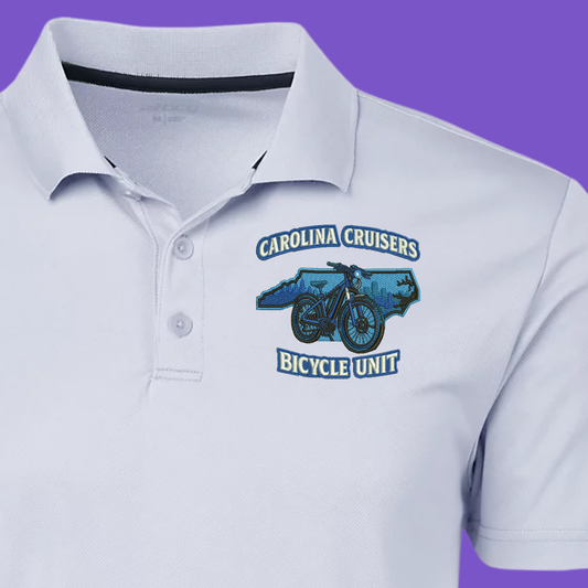 Carolina Cruisers Bicycle Unit Embroidered Polo