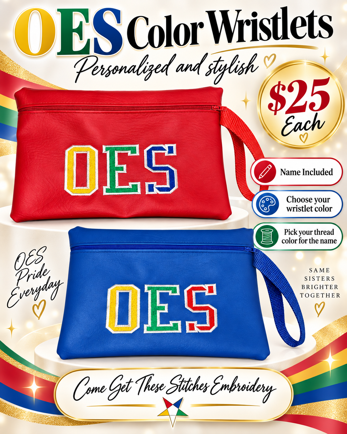 OES Color Pop Wristlets