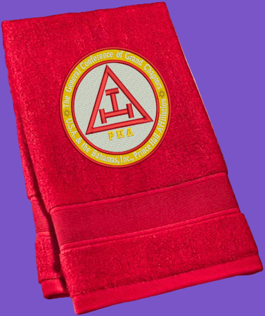 THE GENERAL CONFERENCE OF GRAND CHAPTERS Embroider Hand Towel