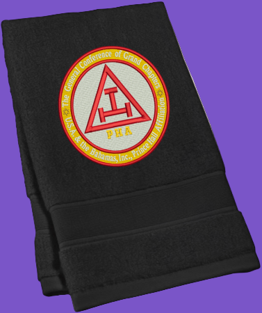 THE GENERAL CONFERENCE OF GRAND CHAPTERS Embroider Hand Towel