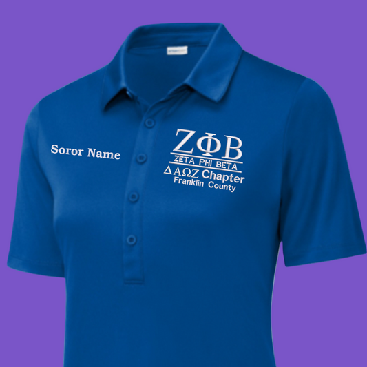 Zeta Phi Beta (Franklin Chapter) Polo