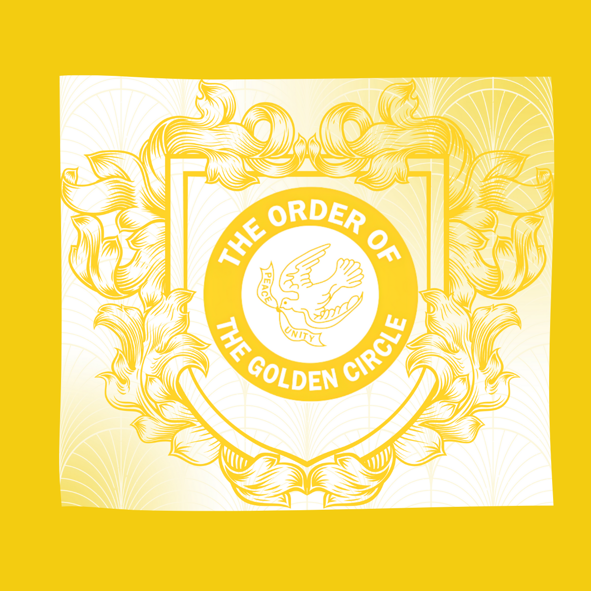 The Order of The Golden Circle  Tumbler | Yellow | Gold | white