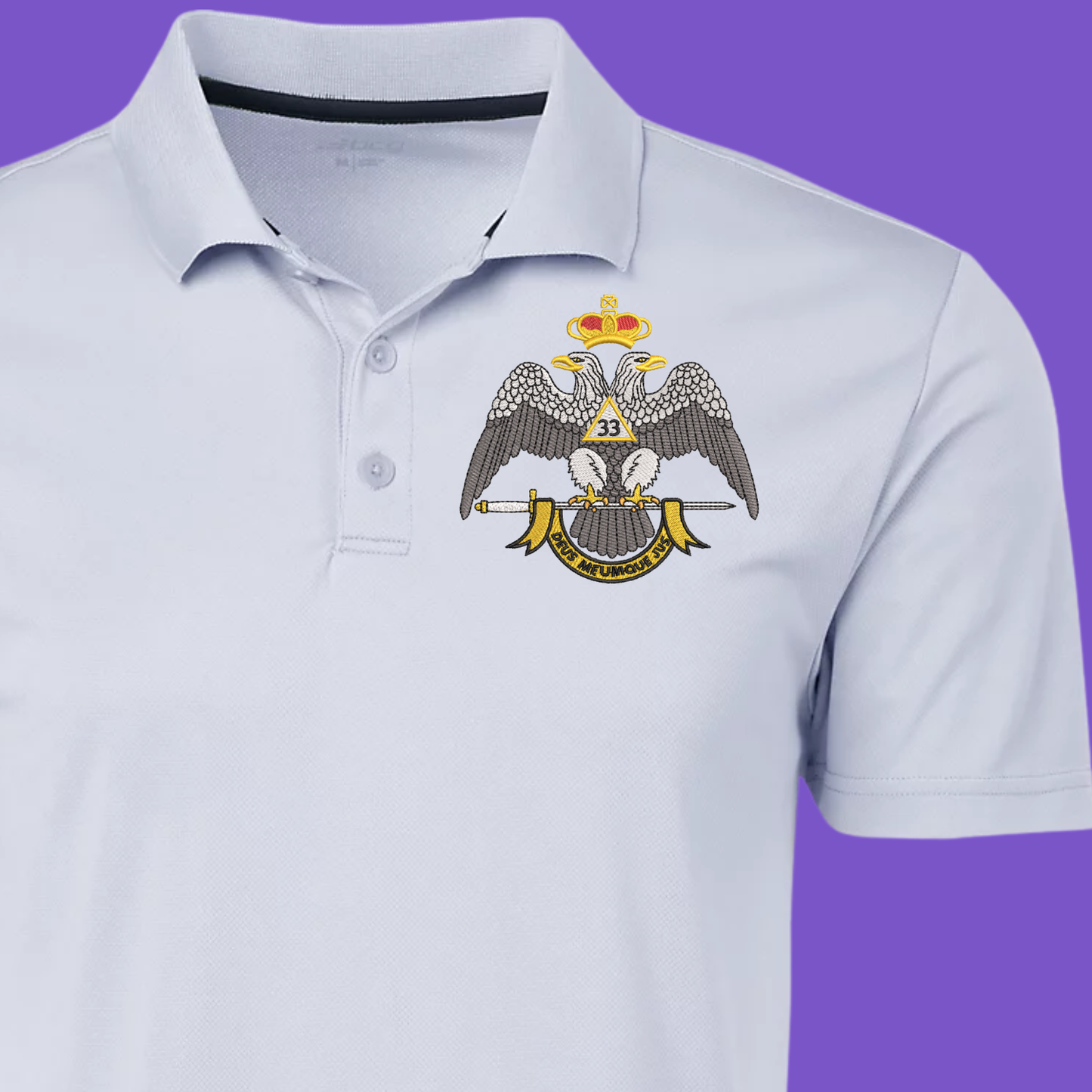 32° & 33°  Scottish Rite Dri-FIT Embroidered Polos